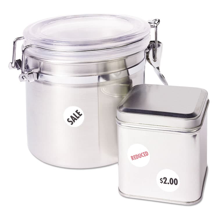 AVERY PRODUCTS CORPORATION Removable Multi-Use Labels, Inkjet/Laser Printers, 0.75" dia, White, 24/Sheet, 42 Sheets/Pack, (5408) (AVE05408) thumbnail 2