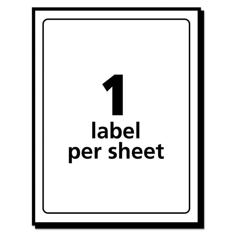 AVERY PRODUCTS CORPORATION Removable Multi-Use Labels, Inkjet/Laser Printers, 4 x 6, White, 40/Pack, (5454) (AVE05454) thumbnail 3