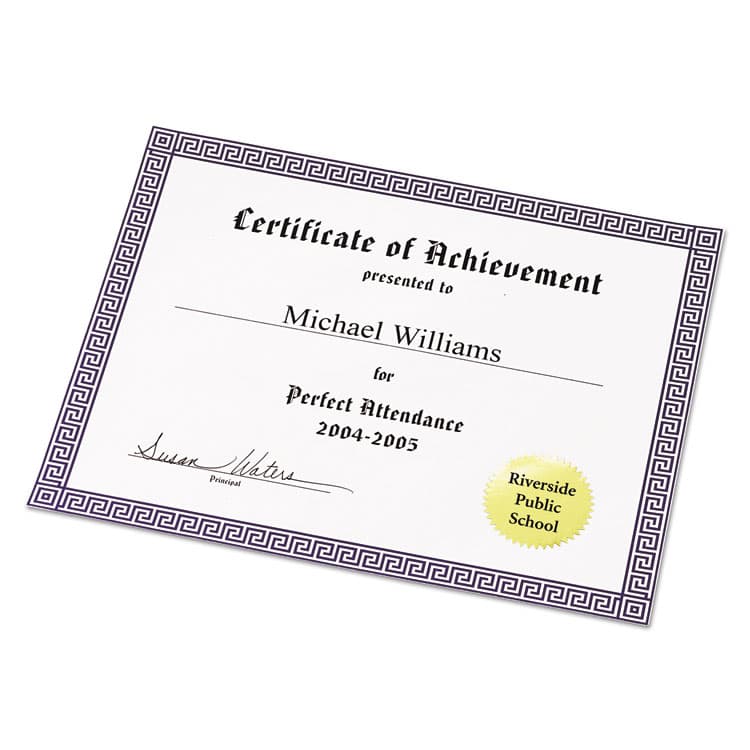 AVERY PRODUCTS CORPORATION Printable Gold Foil Seals, 2" dia, Gold, 4/Sheet, 11 Sheets/Pack, (5868) (AVE05868) thumbnail 3