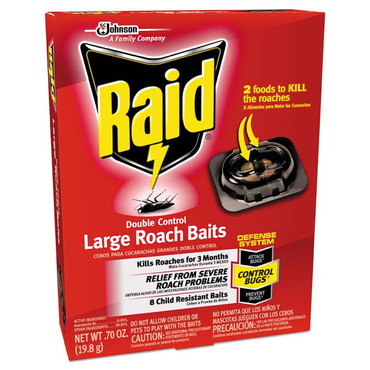 SC JOHNSON Roach Baits, 0.7 oz Box, 6/Carton (SJN334863)