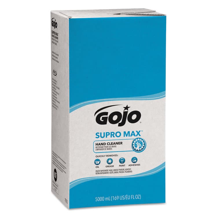 GO-JO INDUSTRIES SUPRO MAX Heavy Duty Hand Cleaner, Refill for GOJO PRO TDX Dispenser, Floral Scent, 5,000 mL, 2/Carton (GOJ7572) thumbnail 2