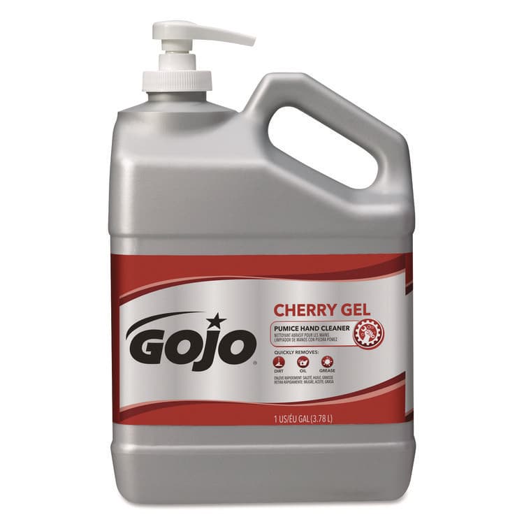 GO-JO INDUSTRIES Cherry Gel Pumice Hand Cleaner, Cherry Scent, 1 gal, 2/Carton (GOJ235802) thumbnail 2