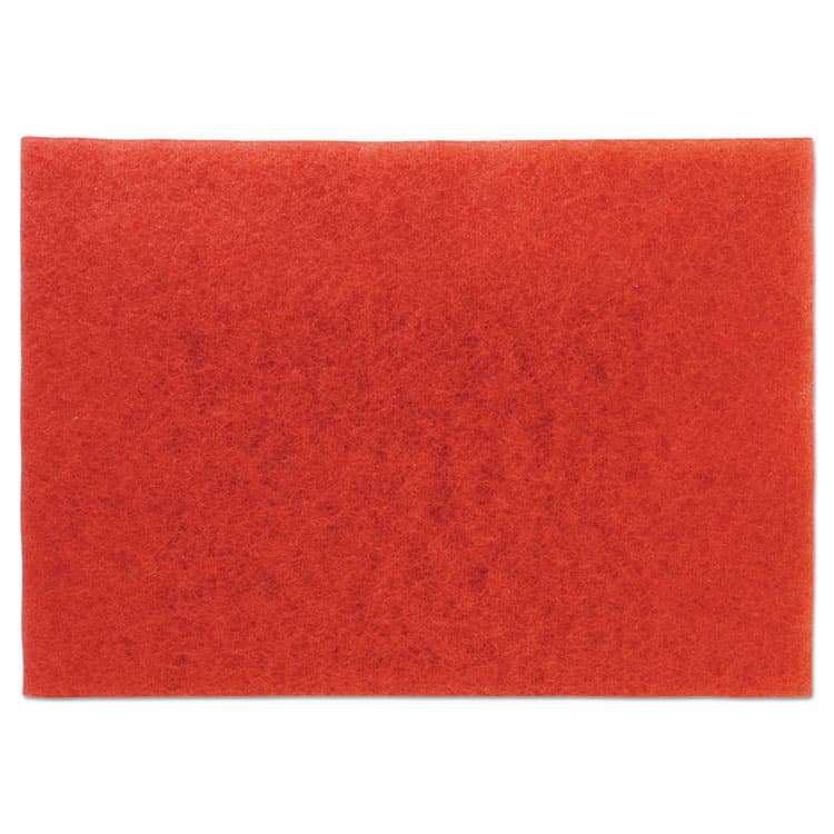 3M/COMMERCIAL TAPE DIV. Low-Speed Buffer Floor Pads 5100, 28 x 14, Red, 10/Carton (MMM59065)