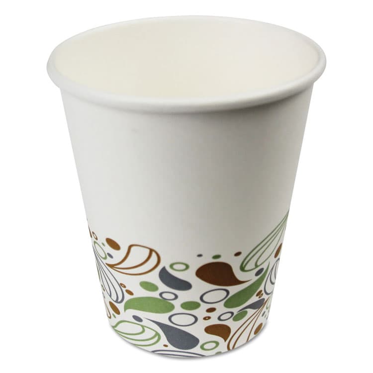 BOARDWALK Deerfield Printed Paper Hot Cups, 8 oz, 50/Sleeve, 20 Sleeves/Carton (BWKDEER8HCUP) thumbnail 4