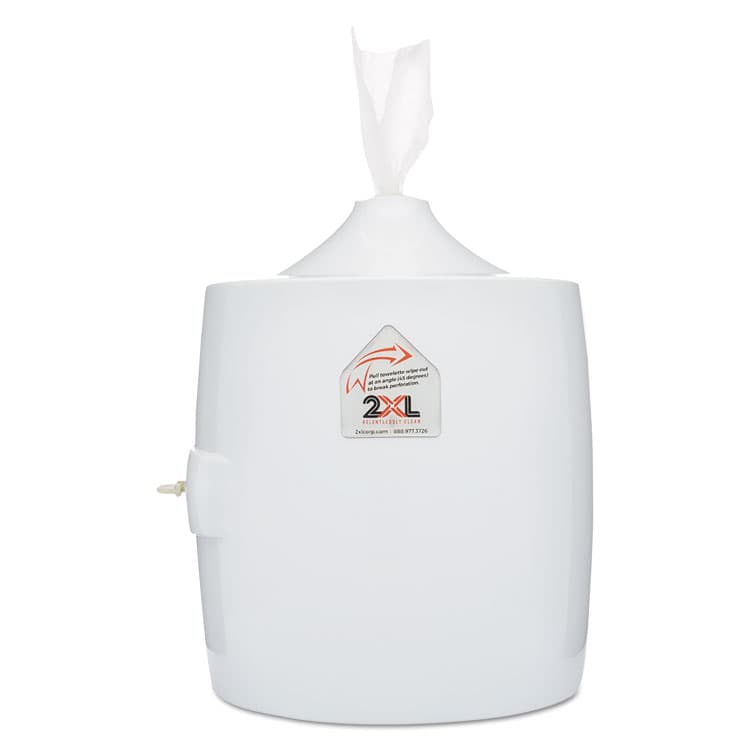 2XL CORPORATION, . Contemporary Wall Mount Wipe Dispenser, 11 x 11 x 13, White (TXLL82)