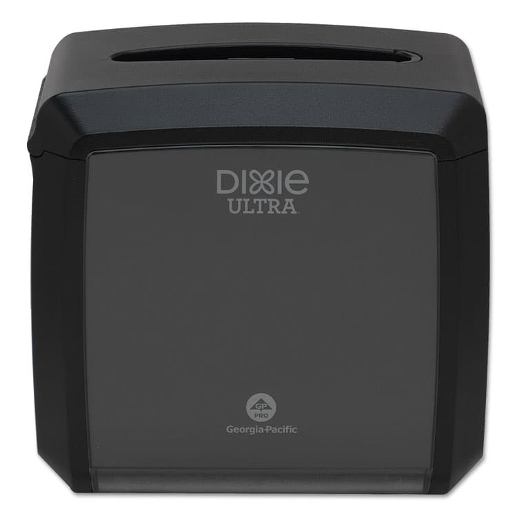 DIXIE FOOD SERVICE Tabletop Napkin Dispenser, 7.6 x 6.1 x 7.2, Black (GPC54527A)