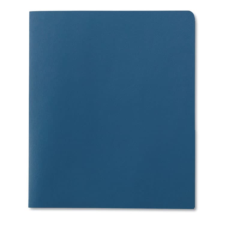 SMEAD MANUFACTURING CO. Two-Pocket Folders, Accommodates (100) 11 x 8.5 Sheets, Blue, 25/Box (SMD87852) thumbnail 2