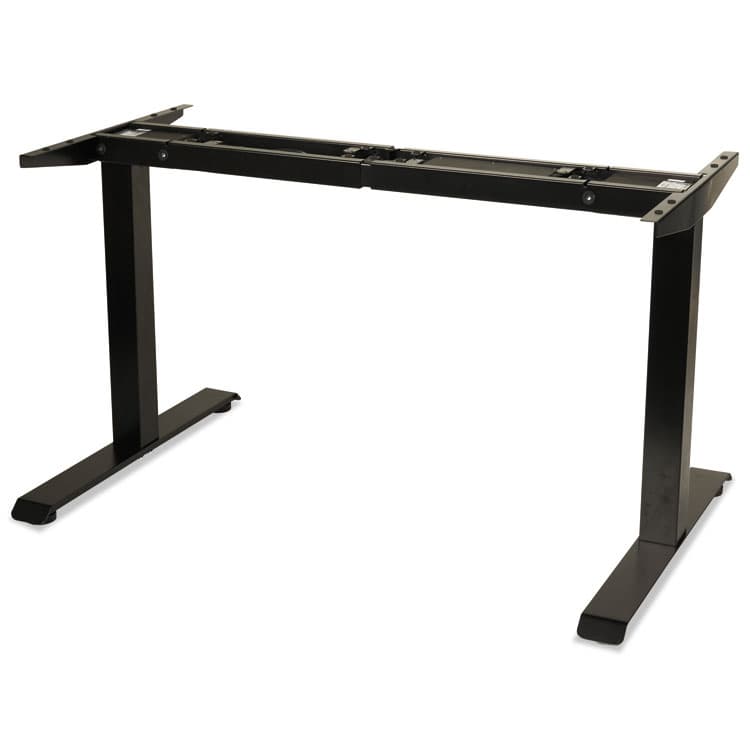 ALERA Alera AdaptivErgo Sit-Stand Two-Stage Electric Height-Adjustable Table Base, 48.06" x 24.35" x 27.5" to 47.2", Black (ALEHT2SSB) thumbnail 4