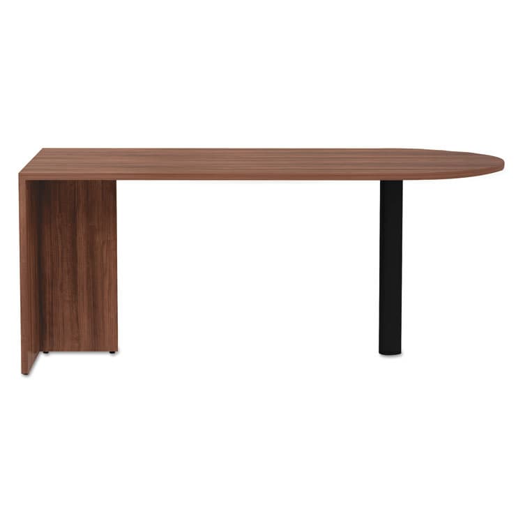 ALERA Alera Valencia Series D-Top Desk, 71" x 29.5" x 29.5", Modern Walnut (ALEVA277236WA) thumbnail 2