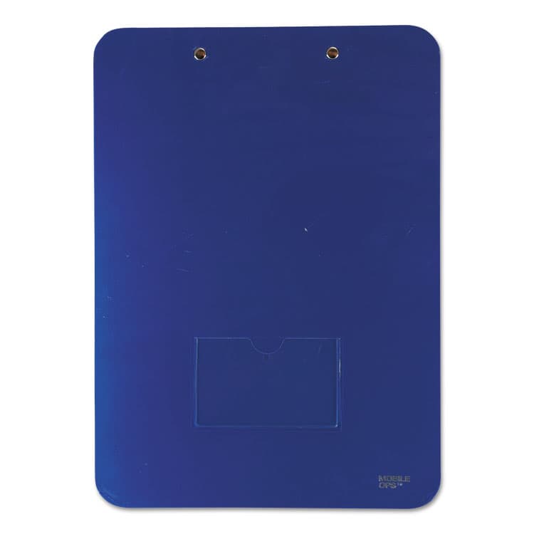 BAUMGARTENS Unbreakable Recycled Clipboard, 0.25" Clip Capacity, Holds 8.5 x 11 Sheets, Blue (BAU61623) thumbnail 3