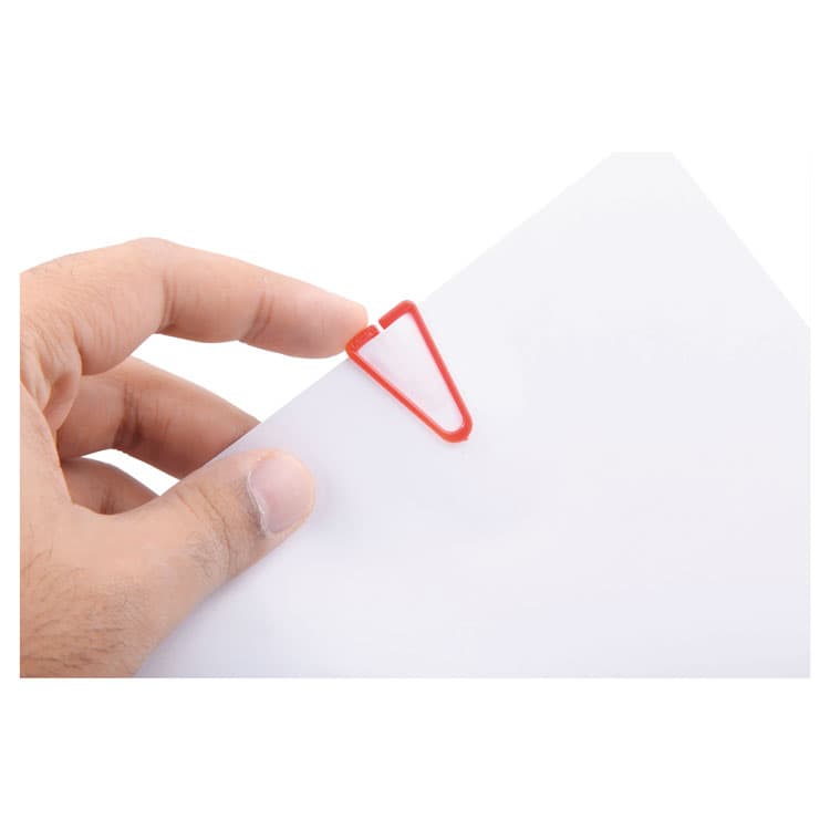 BAUMGARTENS Plastiklips Paper Clips, Large, Smooth, Assorted Colors, 200/Box (BAULP0600) thumbnail 4