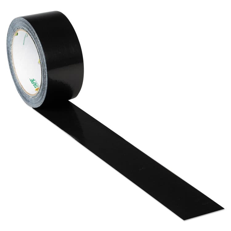 SHURTAPE TECHNOLOGIES Colored Duct Tape, 3" Core, 1.88" x 20 yds, Black (DUC1265013) thumbnail 3