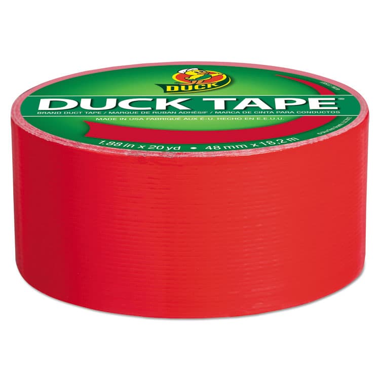 SHURTAPE TECHNOLOGIES Colored Duct Tape, 3" Core, 1.88" x 20 yds, Red (DUC1265014) thumbnail 2