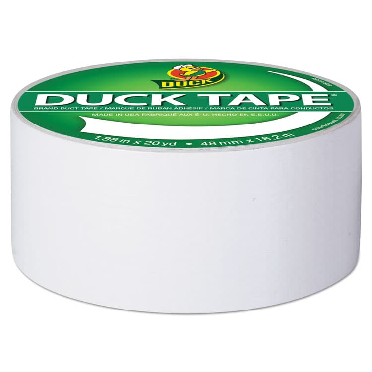 SHURTAPE TECHNOLOGIES Colored Duct Tape, 3" Core, 1.88" x 20 yds, White (DUC1265015) thumbnail 2