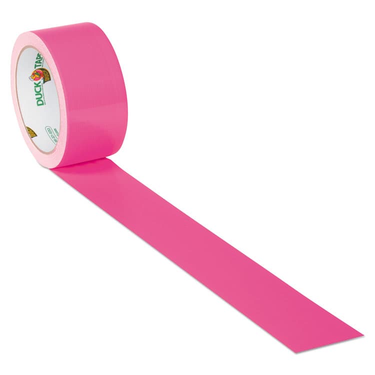 SHURTAPE TECHNOLOGIES Colored Duct Tape, 3" Core, 1.88" x 15 yds, Neon Pink (DUC1265016) thumbnail 3