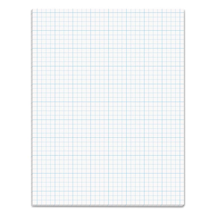 TOPS BUSINESS FORMS Cross Section Pads, Quadrille Rule (4 sq/in, 1 sq/in), (50) White 8.5 x 11 Sheets (TOP35041)