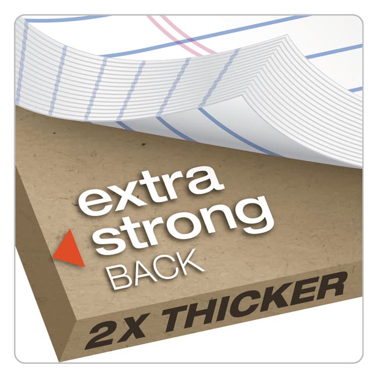 TOPS BUSINESS FORMS Docket Ruled Perforated Pads, Wide/Legal Rule, (50) White 8.5 x 14 Sheets, 12/Pack (TOP63590) thumbnail 4