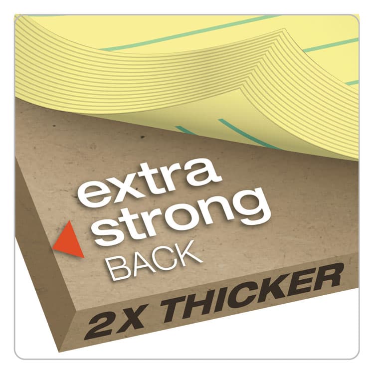 TOPS BUSINESS FORMS Docket Ruled Perforated Pads, Wide/Legal Rule, (50) Canary Yellow 8.5 x 14 Sheets, 12/Pack (TOP63580) thumbnail 4