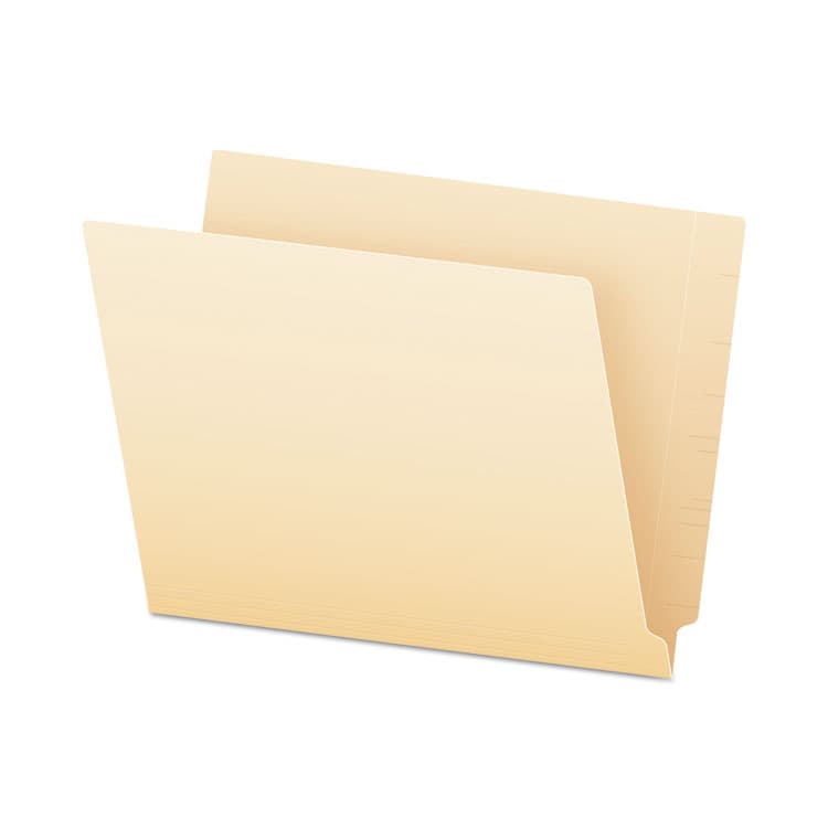 TOPS BUSINESS FORMS SmartShield End Tab File Folders, Straight Tabs, Letter Size, Manila, 75/Box (PFX62710)