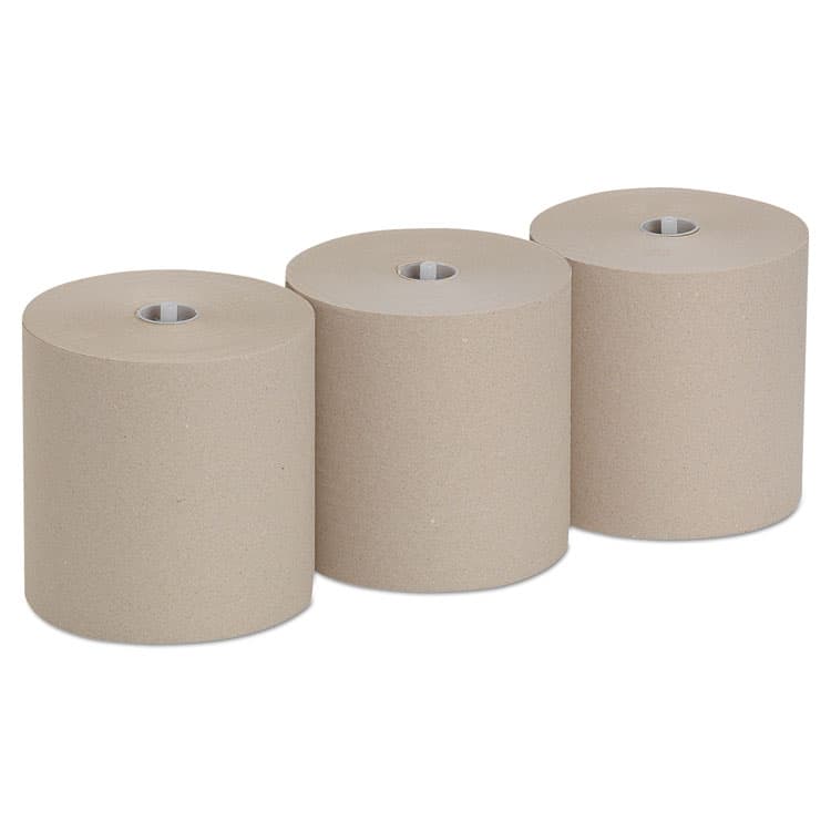 GEORGIA PACIFIC Pacific Blue Ultra Paper Towels, 1-Ply, 7.87" x 1,150 ft, Natural, 3 Rolls/Carton (GPC26496)