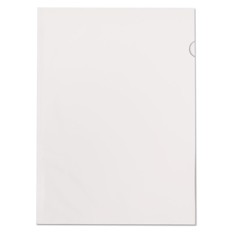 TOPS BUSINESS FORMS Poly Color Transparent File Jackets, Letter Size, Clear, 50/Box (PFX61504)