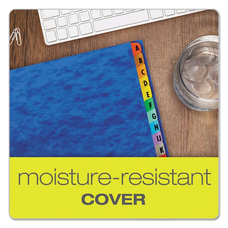 TOPS BUSINESS FORMS Expanding Desk File, 23 Dividers, Alpha Index, Letter Size, Blue Cover (PFX11015) thumbnail 2