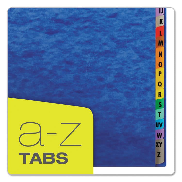 TOPS BUSINESS FORMS Expanding Desk File, 23 Dividers, Alpha Index, Letter Size, Blue Cover (PFX11015) thumbnail 4