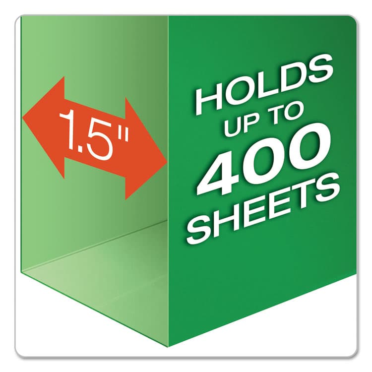 TOPS BUSINESS FORMS Double Stuff File Folders, 1/3-Cut Tabs: Assorted, Letter Size, Assorted Colors, 50/Pack (PFX54460) thumbnail 2