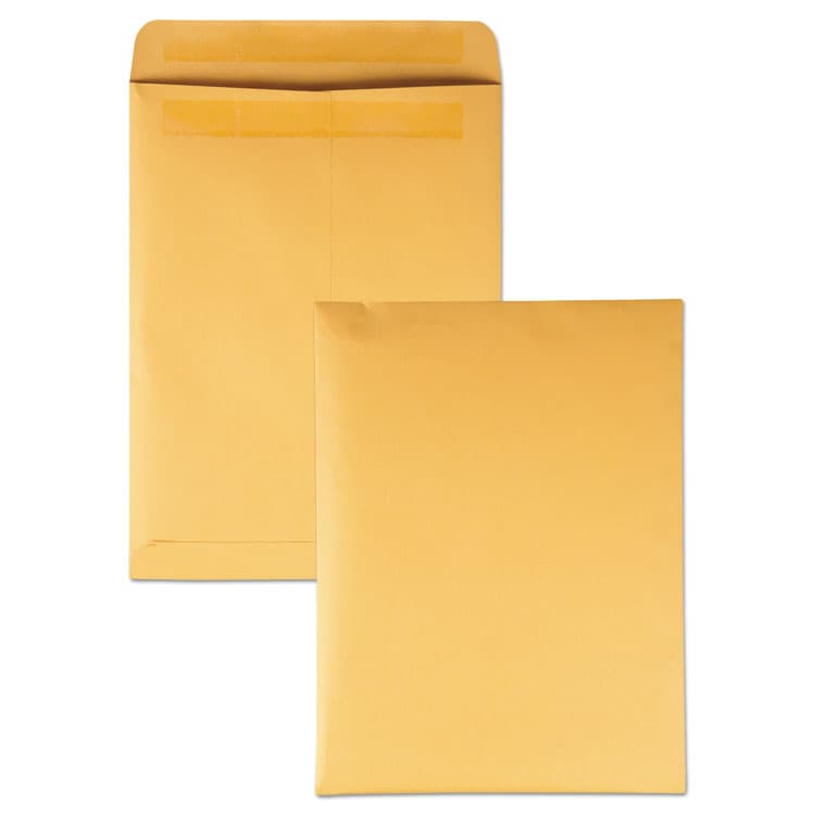 QUALITY PARK PRODUCTS Redi-Seal Catalog Envelope, #10 1/2, Cheese Blade Flap, Redi-Seal Adhesive Closure, 9 x 12, Brown Kraft, 250/Box (QUA43562)