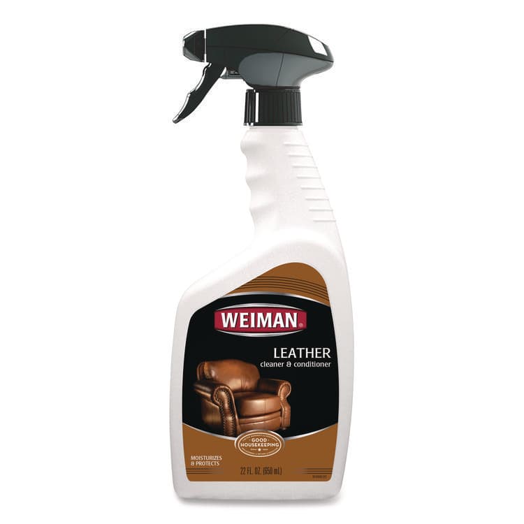 WEIMAN Leather Cleaner and Conditioner, Floral Scent, 22 oz Trigger Spray Bottle, 6/CT (WMN107) thumbnail 2
