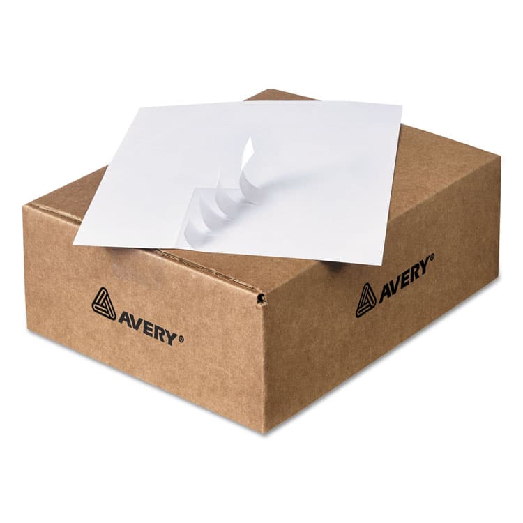 AVERY PRODUCTS CORPORATION Copier Mailing Labels, Copiers, 1 x 2.81, White, 33/Sheet, 500 Sheets/Box (AVE5334) thumbnail 2