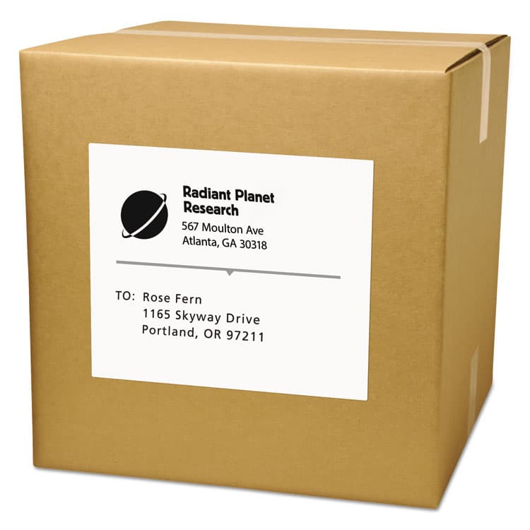 AVERY PRODUCTS CORPORATION Copier Mailing Labels, Copiers, 8.5 x 11, White, 100/Box (AVE5353) thumbnail 2