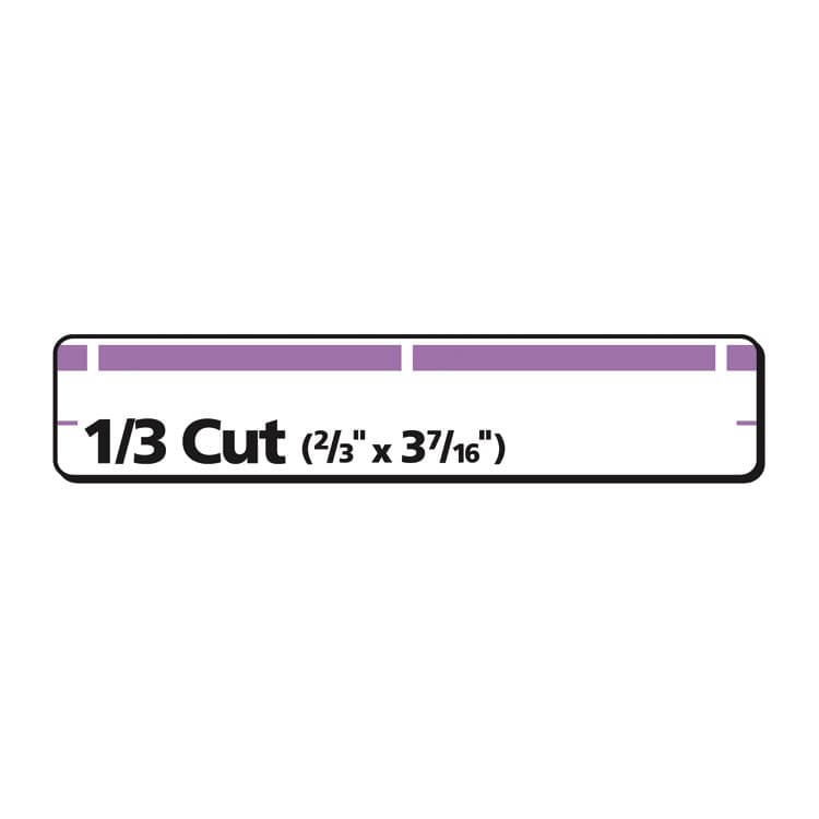 AVERY PRODUCTS CORPORATION Permanent TrueBlock File Folder Labels with Sure Feed Technology, 0.66" x 3.44", White, 30/Sheet, 25 Sheets/Pack (AVE5666) thumbnail 4