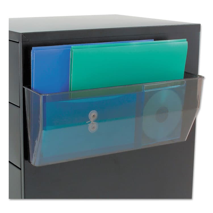 DEFLECTO CORPORATION Magnetic DocuPocket Wall File, Legal/Letter Size, 15" x 3" x 6.38", Smoke (DEF50102) thumbnail 3