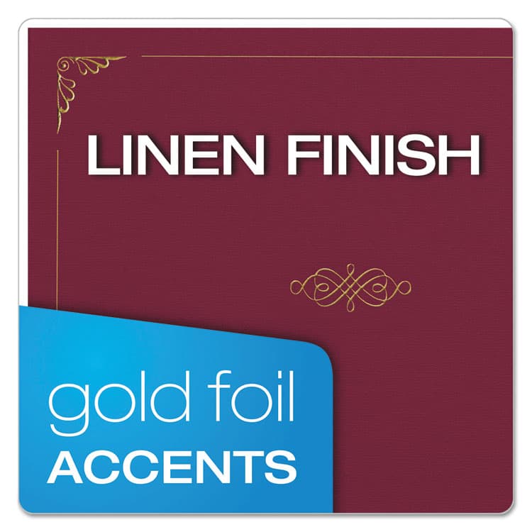 TOPS BUSINESS FORMS Certificate Holder, 11.25 x 8.75, Burgundy, 5/Pack (OXF29900585BGD) thumbnail 3