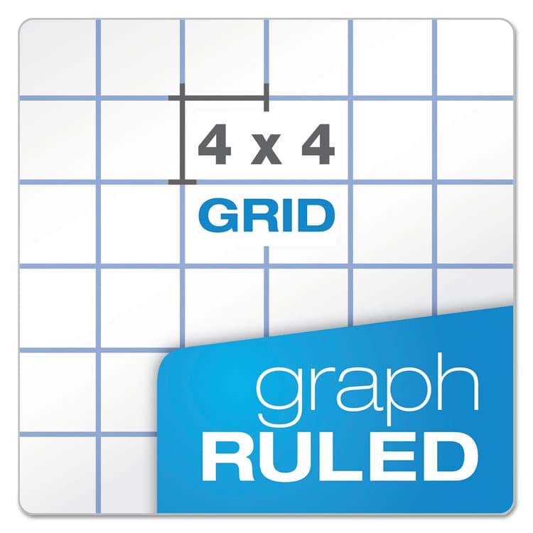 TOPS BUSINESS FORMS Earthwise by Oxford Recycled 1-Subject Notebook, Quad Rule (4 sq/in), Randomly Assorted Cover Color, (80) 11 x 8.5 Sheets (TOP25451) thumbnail 4