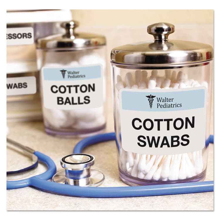 AVERY PRODUCTS CORPORATION Durable Permanent ID Labels with TrueBlock Technology, Laser Printers, 1.25 x 1.75, White, 32/Sheet, 50 Sheets/Pack (AVE6576) thumbnail 3