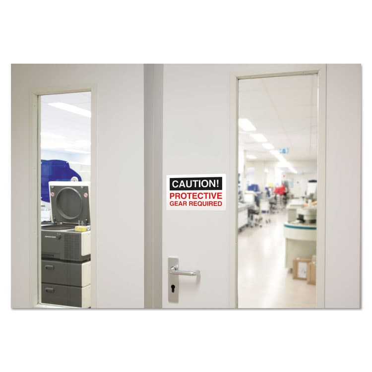 AVERY PRODUCTS CORPORATION Durable Permanent ID Labels with TrueBlock Technology, Laser Printers, 5 x 8.13, White, 2/Sheet, 50 Sheets/Pack (AVE6579) thumbnail 4