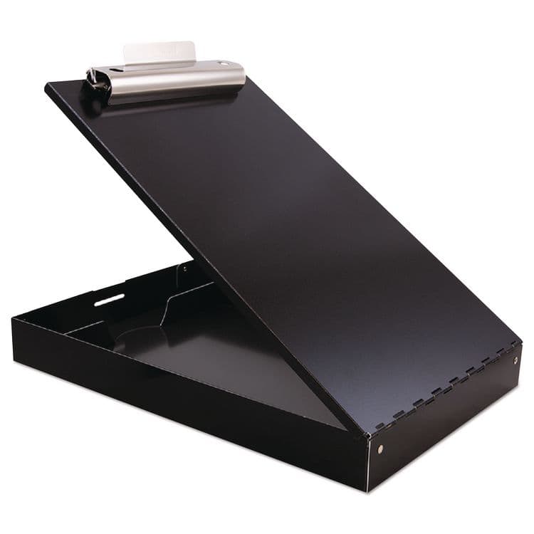 SAUNDERS MFG. CO., . Redi-Rite Aluminum Storage Clipboard, 1" Clip Capacity, Holds 8.5 x 11 Sheets, Black (SAU11018)