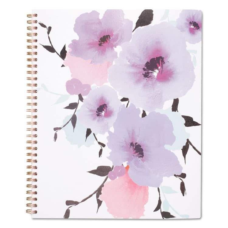 MEAD PRODUCTS Mina Weekly/Monthly Planner, Floral Artwork, 11 x 8.5, White/Violet/Peach Cover, 12-Month (Jan to Dec): 2026 (AAG1134905) thumbnail 2