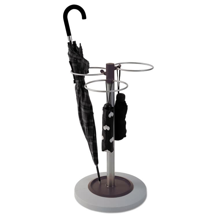 ALBA Flower Umbrella Stand, 13.75w x 13.75d x 25.5h, Black/Silver (ABAPMFLOWERN) thumbnail 2