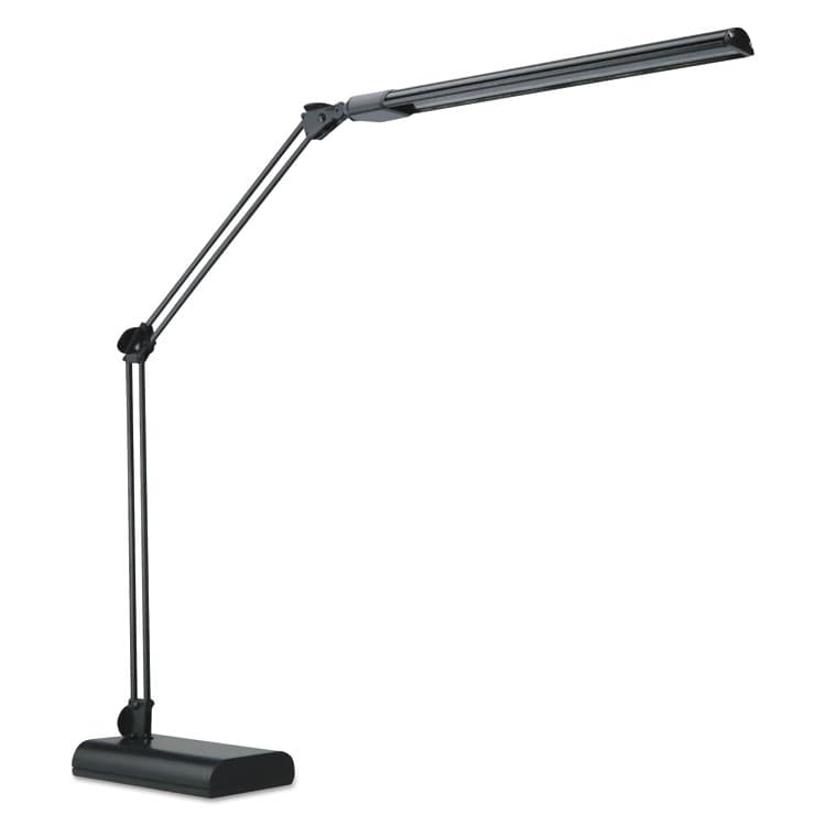 ALERA Adjustable LED Desk Lamp, 3.25w x 6d x 21.5h, Black (ALELED908B) thumbnail 2
