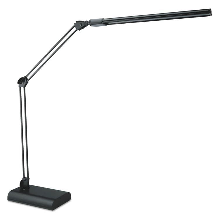 ALERA Adjustable LED Desk Lamp, 3.25w x 6d x 21.5h, Black (ALELED908B)