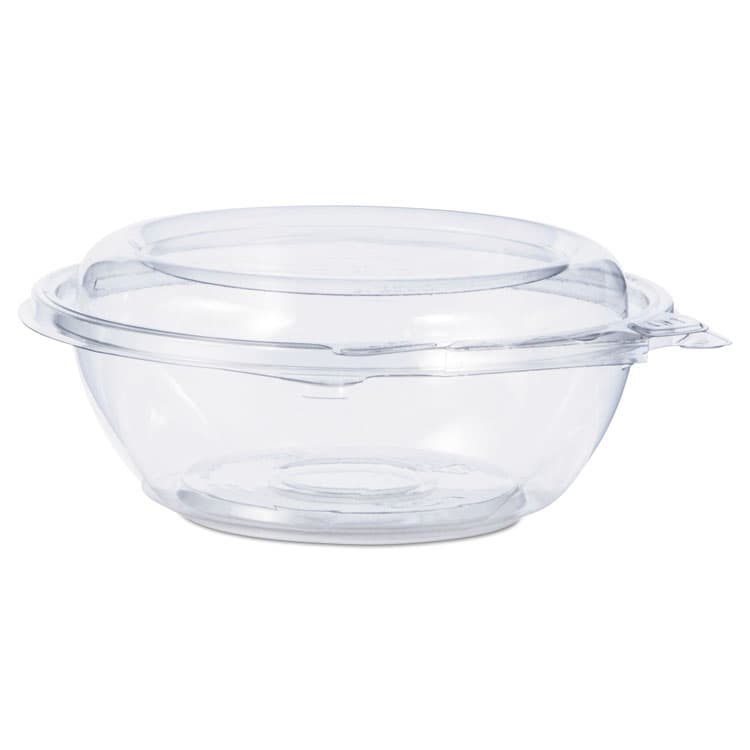 DART SafeSeal Tamper-Resistant, Tamper-Evident Bowls with Dome Lid, 8 oz, 5.5" Diameter x 2.1" h, Clear, Plastic, 240/Carton (DCCCTR8BD)