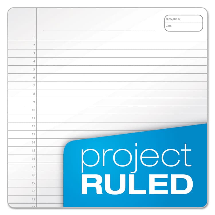 AMPAD/DIV. OF AMERCN PD&PPR Gold Fibre Wirebound Project Notes Pad, Navy Cover, Project-Management Format, (70) White 8.5 x 11 Sheets (TOP20815) thumbnail 2