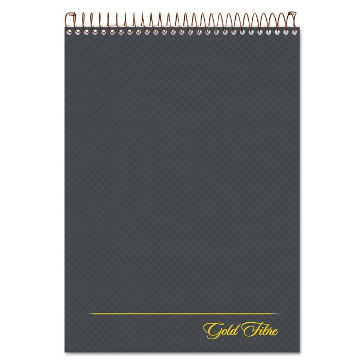 AMPAD/DIV. OF AMERCN PD&PPR Gold Fibre Wirebound Project Notes Pad, Gray Cover, Project-Management Format, (70) White 8.5 x 11 Sheets (TOP20813)