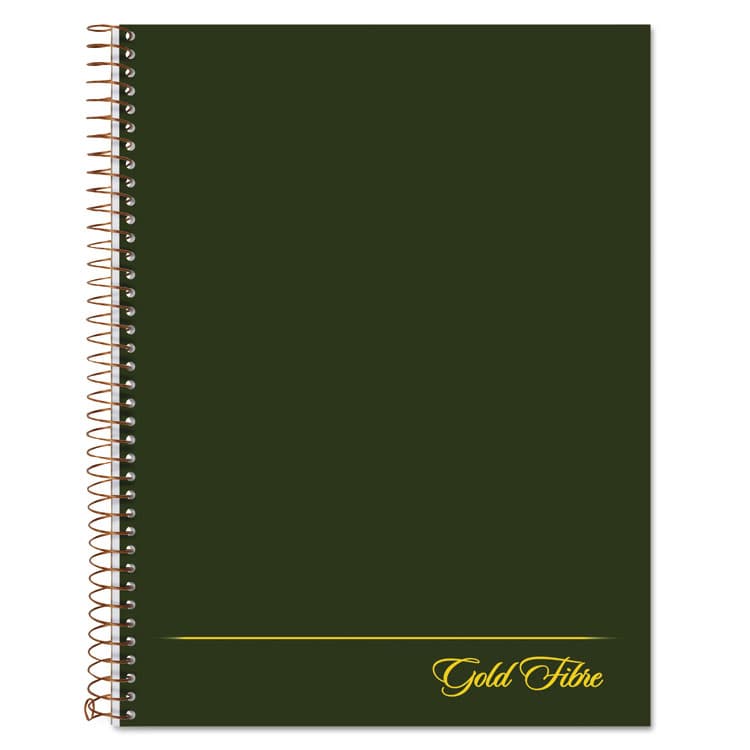 AMPAD/DIV. OF AMERCN PD&PPR Gold Fibre Wirebound Project Notes Book, Project-Management Format, Green Cover, (84) 9.5 x 7.25 Sheets (TOP20816)