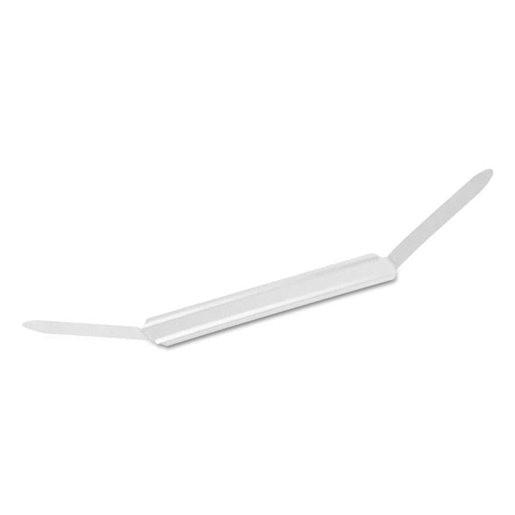 ACCO BRANDS, . Premium Two-Prong Fastener Bases, 2" Capacity, 2.75" Center to Center, Silver, 100/Box (ACC70023) thumbnail 2