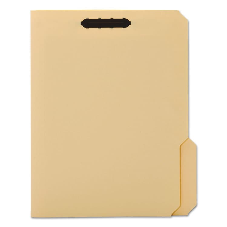 TOPS BUSINESS FORMS Top Tab Fastener Folder, 1/3-Cut Tab: Assorted, Expands 0.75", 2 Fasteners, Letter Size, Manila, 50/Box (PFX1453718PT)