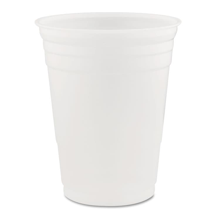 DART SOLO Party Plastic Cold Drink Cups, 16 oz, 50/Sleeve, 20 Sleeves/Carton (DCCP16)